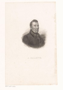 Portret van A. Hallette
