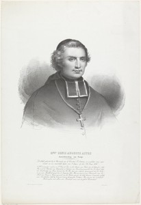 Portret van Aartsbisschop Denis Auguste Affre