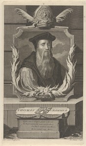 Portret van aartsbisschop Thomas Cranmer
