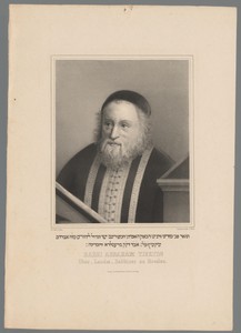 Portret van Abraham ben Gedaliah Tiktin
