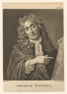 Portret van Abraham Daniëlsz. Hondius