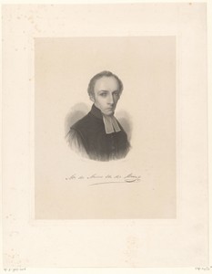 Portret van Abraham des Amorie van der Hoeven