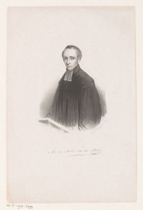 Portret van Abraham des Amorie van der Hoeven