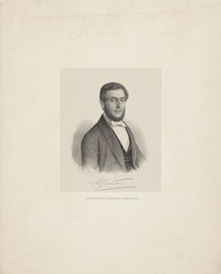 Portret van Abraham Everardus Simon Thomas