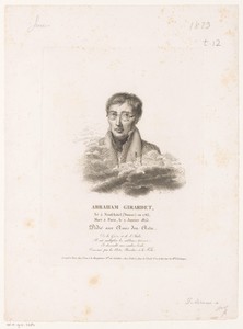 Portret van Abraham Girardet