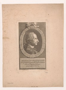 Portret van Abraham Gotthelf Kaestner
