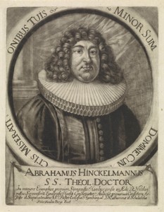 Portret van Abraham Hinckelmann