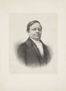 Portret van Abraham Jacob van der Aa
