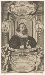 Portret van Abraham Teller