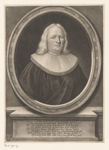 Portret van Abraham Wagner op 56-jarige leeftijd