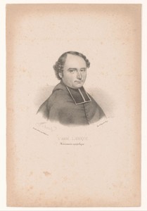 Portret van abt Bertrand-Martin Laroque