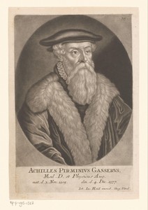 Portret van Achilles Pirminius Gasser