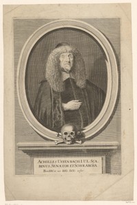 Portret van Achilles Uffenbach