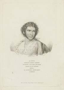 Portret van acteur Tommaso Sgricci