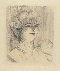 Portret van actrice Marie-Louise Marsy
