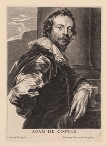 Portret van Adam de Coster
