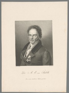 Portret van Adam Elias von Siebold