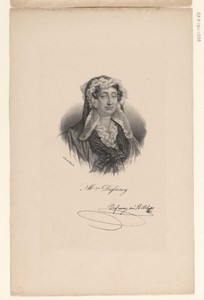 Portret van Adélaïde-Gillette Dufrénoy