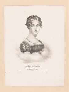 Portret van Adèle Agnès Evrard