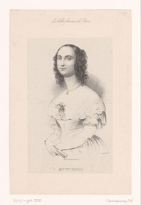 Portret van Adèle Foucher