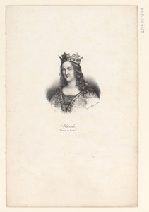 Portret van Adelheid-Blanche van Anjou