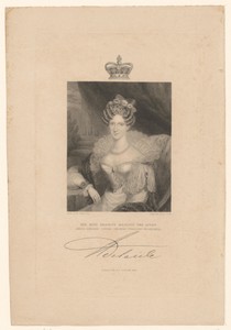 Portret van Adelheid van Meiningen-Saksen