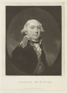 Portret van admiraal Jan Willem de Winter