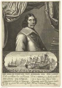 Portret van admiraal Johan Evertsen