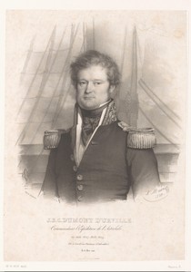 Portret van admiraal Jules Dumont d'Urville
