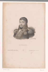 Portret van admiraal Zacharie Allemand
