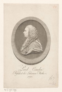 Portret van Adolph Albrecht Heinrich Leopold von Danckelmann