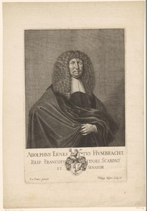 Portret van Adolph Ernst Humbracht