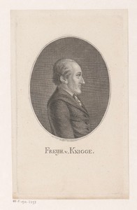 Portret van Adolph, Freiherr Knigge