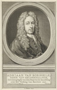 Portret van Adriaan van Borssele van der Hooge