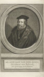 Portret van Adriaan van der Goes