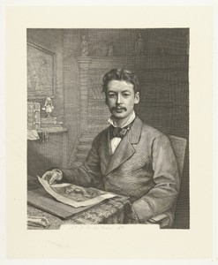 Portret van Adrianus Daniel de Vries Abzn.