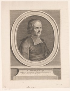 Portret van Adrien Baillet