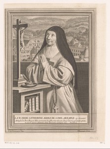 Portret van Agnès Arnauld