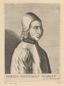 Portret van Agnolo Poliziano