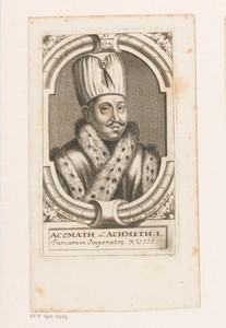 Portret van Ahmed I, sultan van het Ottomaanse Rijk