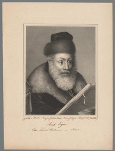 Portret van Akiva Eger