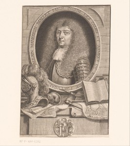 Portret van Alain Manesson Mallet