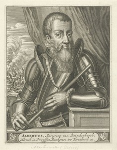 Portret van Albert van Brandenburg