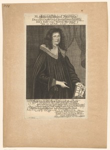 Portret van Albrecht Daniel Hering