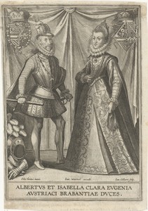 Portret van Albrecht en Isabella van Oostenrijk