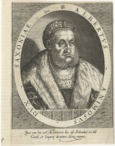 Portret van Albrecht III van Saksen