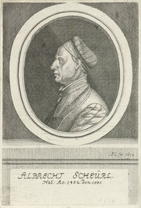 Portret van Albrecht Scheurl