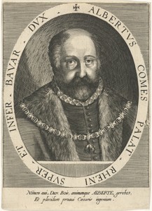 Portret van Albrecht V, hertog van Beieren