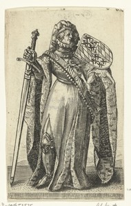 Portret van Albrecht van Beieren, graaf van Holland en Henegouwen