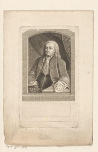 Portret van Albrecht von Haller